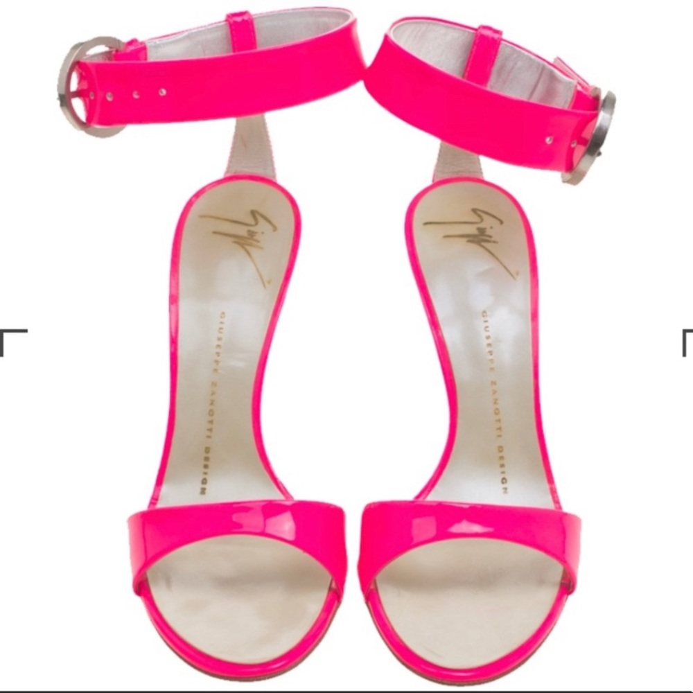 🎉Host Pick🎉NEW Giuseppe Zanotti Pink /Wh. Sandal - Picture 4 of 14